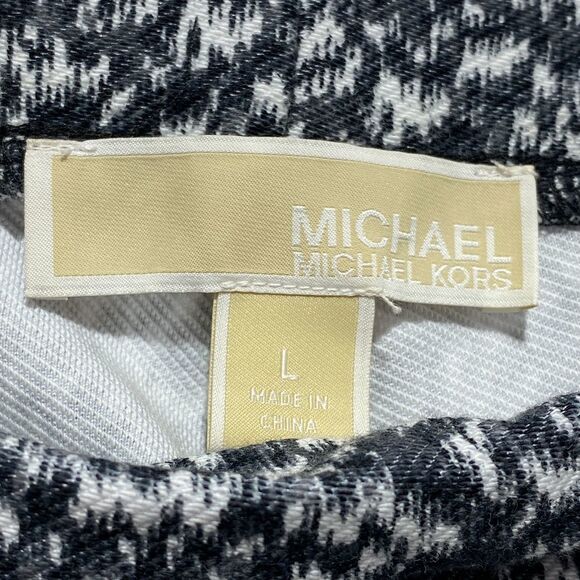 MICHAEL Kors Skinny Printed Pants Sz L - Picture 11 of 12